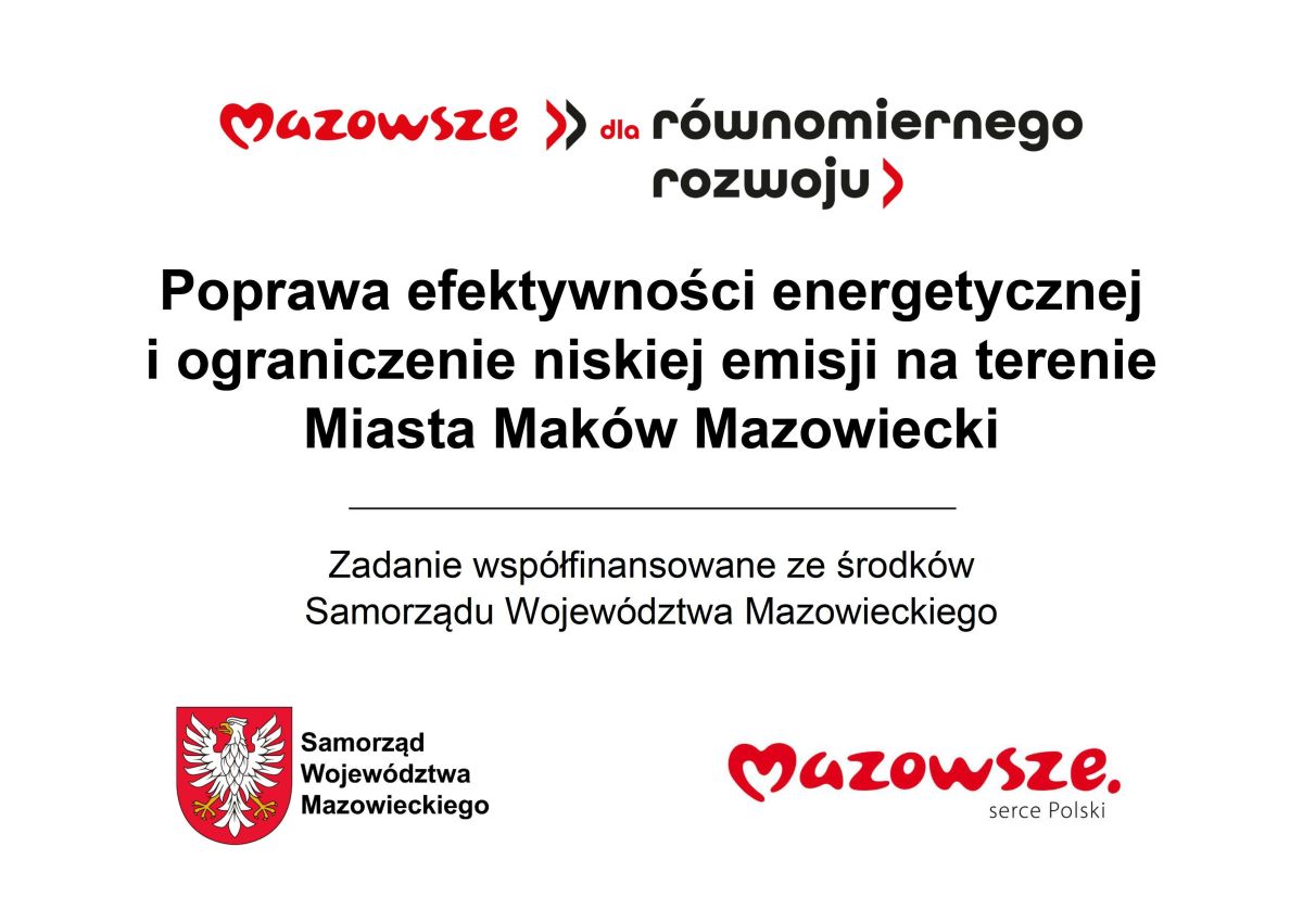 tablica informacyjno-promocyjna Mazowsze dla równomiernego rozwoju