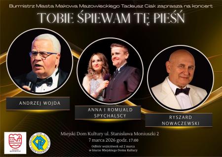 KONCERT Z OKAZJI DNIA KOBIET PT. „TOBIE ŚPIEWAM TĘ PIEŚŃ”
